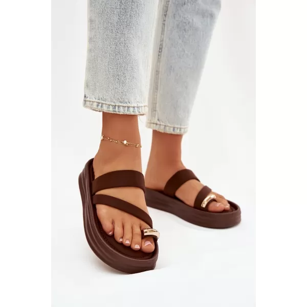  Dámské pantofle BOTO FARIELLE 41284 BROWN 