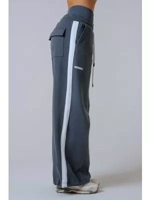 NEBBIA Oversized tepláky POWER 896 GREY