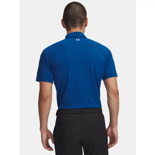  Pánské triko UNDER ARMOUR UA T2G PIQUE POLO 6012303-426 MODRÁ 