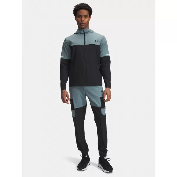  Pánské sportovní kalhoty UNDER ARMOUR UA TECH UTILITY WOVEN PANT 6004966-002 ČERNÁ 