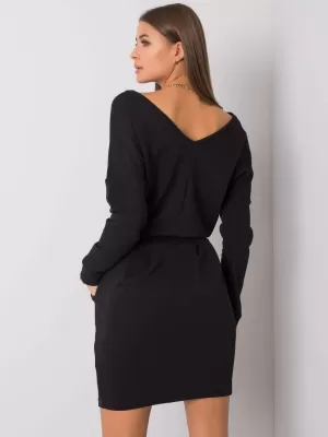 Dámské šaty RUE PARIS RV-SK-6037.18X NOIRE