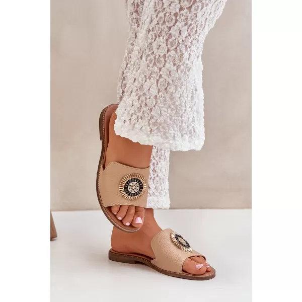  Dámské pantofle BOTO O 35304 BROWN 