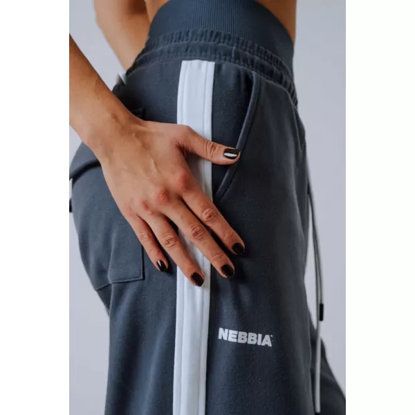  NEBBIA Oversized tepláky POWER 896 GREY 
