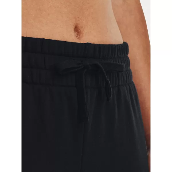  Dámské sportovní kalhoty UNDER ARMOUR RIVAL FLC STRAIGHT PANT 1381847-001 ČERNÁ 