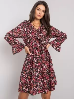 Dámské šaty ITALY MODA DHJ-SK-13891A.71P BLACK AND RED