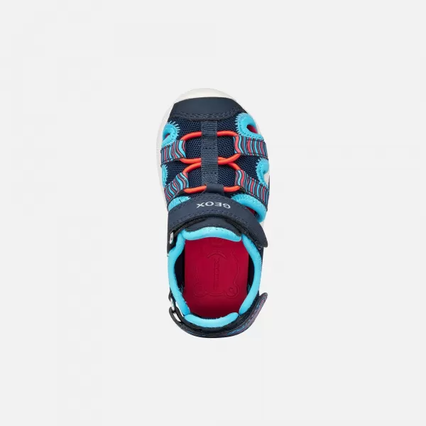  Chlapecké sandály GEOX SANDAL MULTY B650FA0CE14CF44D MODRÁ 