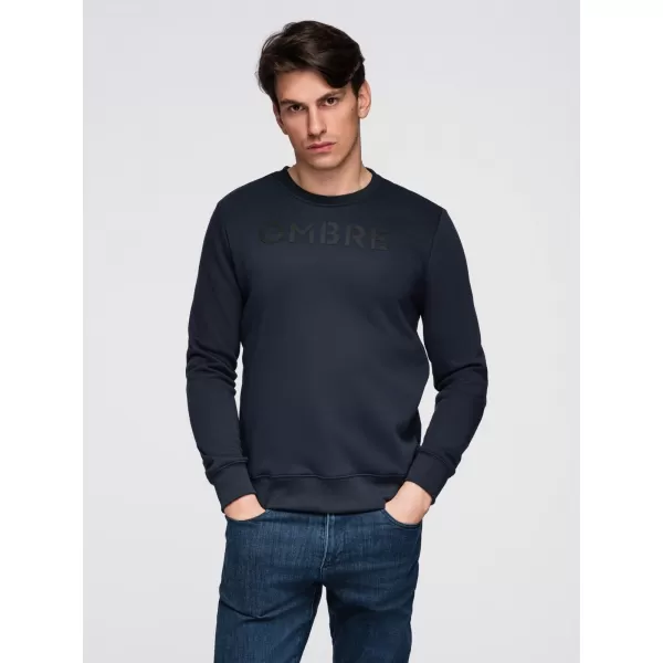  Pánská mikina OMBRE B1711 NAVY BLUE 