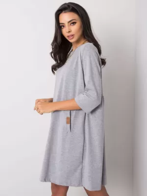 Dámské šaty RELEVANCE RV-SK-6274.36P GRAY