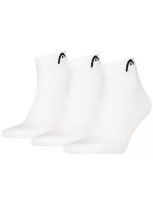 Ponožky HEAD ALL SPORTS TRAINING QUARTER 3P 701229017 WHITE