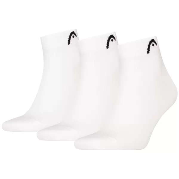  Ponožky HEAD ALL SPORTS TRAINING QUARTER 3P 701229017 WHITE 