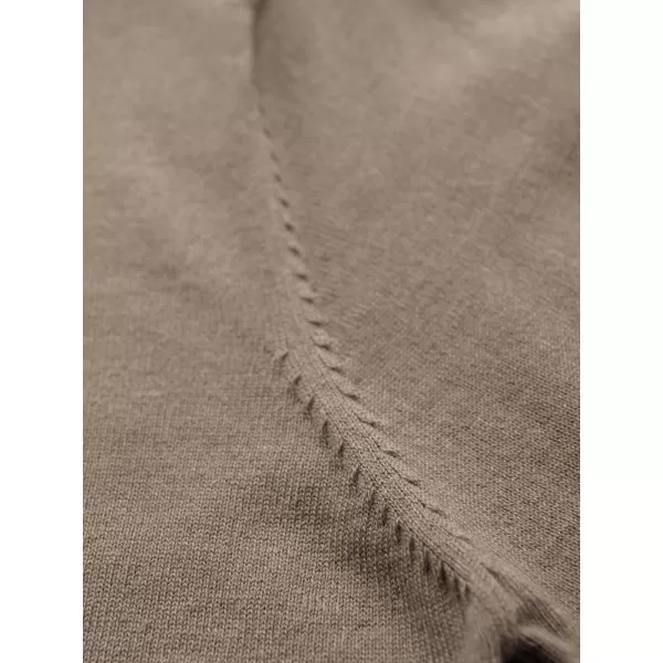  Pánský svetr OMBRE OM-SWBS-0106 DARK BEIGE 