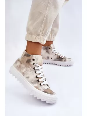 Dámské tenisky BIG STAR LL274047 WHITE/OLIVE