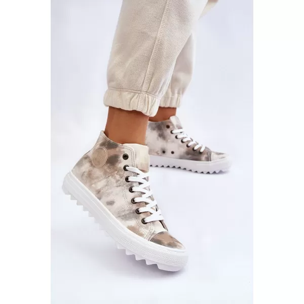  Dámské tenisky BIG STAR LL274047 WHITE/OLIVE 