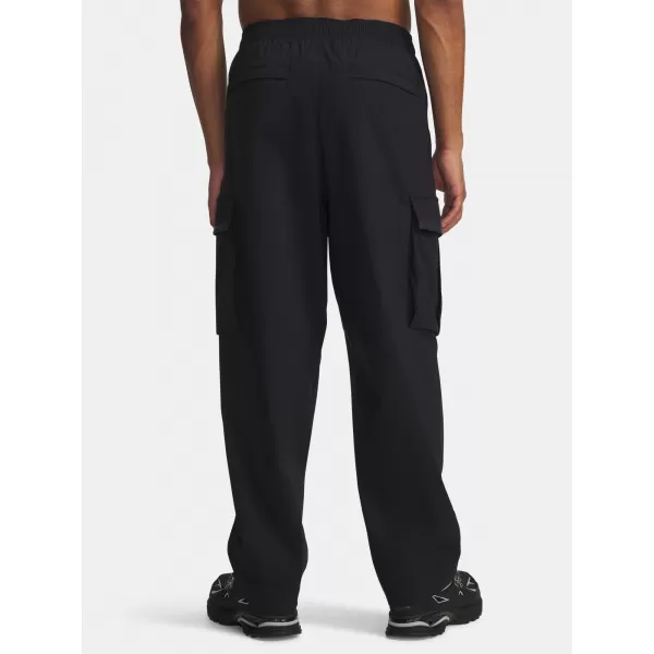  Pánské sportovní kalhoty UNDER ARMOUR UNSTPBLE TXTR WOVEN CARGO 6003862-001 ČERNÁ 