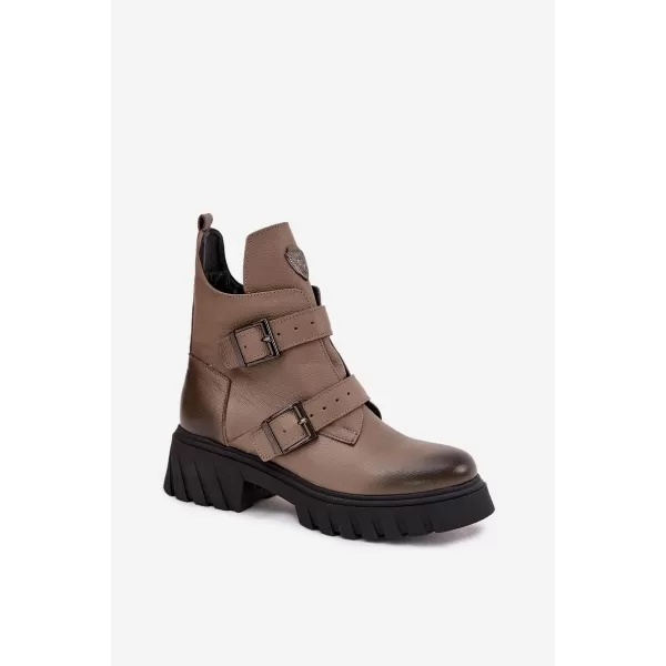  Dámské boty ZAZOO 60482 BEIGE 