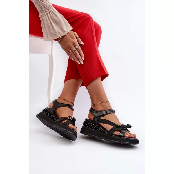  Dámské sandály D&A CR956 BLACK 