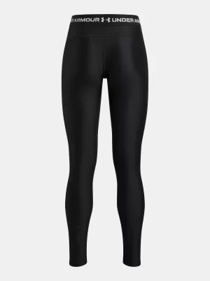Dívčí legíny UNDER ARMOUR HEATGEAR LEGGING 6009975-001 ČERNÁ
