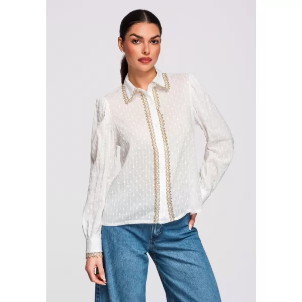  Dámská košile LARICA OW-SH-E0021 WHITE 