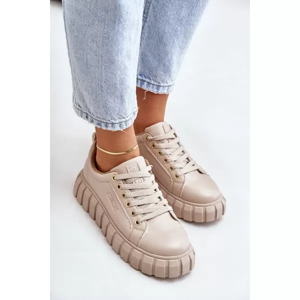  Dámské boty BIG STAR MM274618 BEIGE 