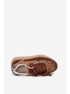 Dámské tenisky BIG STAR OO274A313 BROWN/BEIGE