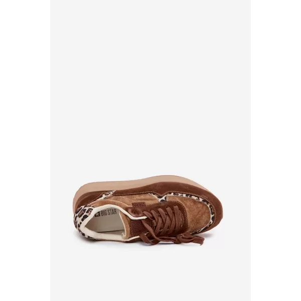  Dámské tenisky BIG STAR OO274A313 BROWN/BEIGE 