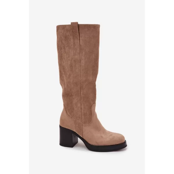  Dámské kozačky BOTO SANELLE 40149 KHAKI 