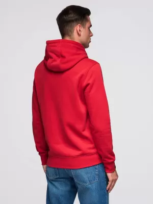 Pánská mikina OMBRE B1714 RED