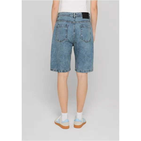  Dámské kraťasy DEF DFLSH035 MID BLUE WASHED 