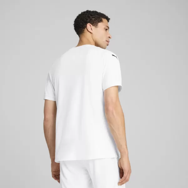  Pánské funkční triko PUMA TEAMCUP JERSEY 706272-04 PUMA WHITE/PUMA BLACK 