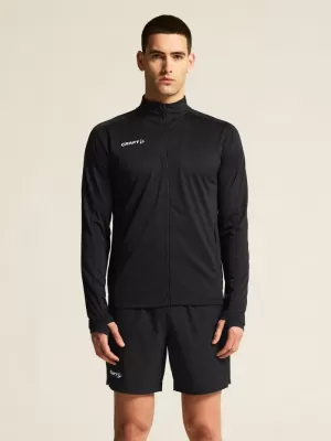 Pánská tréninková bunda CRAFT TW Evolve 2.0 Full Zip Jacket M ČERNÁ