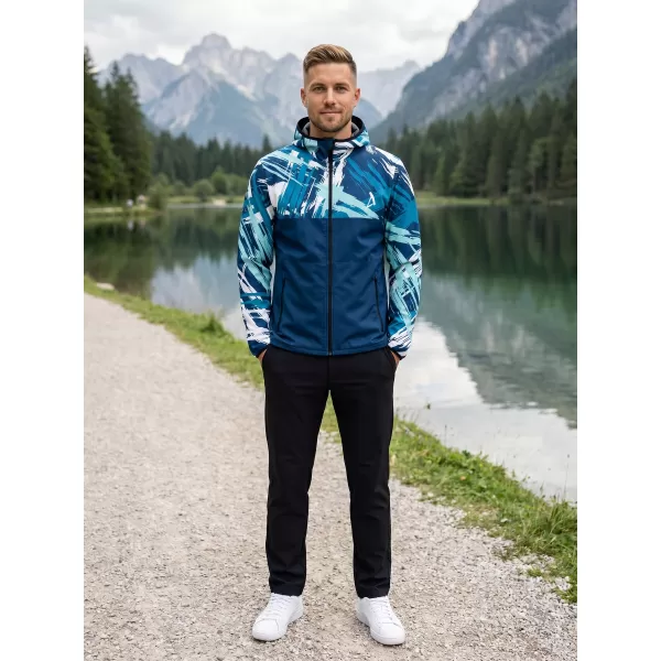  Pánská softshellová bunda premium ALTISPORT VOJ/ALM039JACK01 NÁMOŘNÍ MODRÁ 