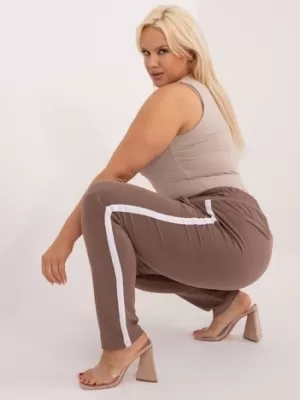 Dámské tepláky BASIC FEEL GOOD RV-DR-6643.95 BROWN