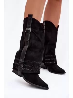 Dámské kozačky BOTO CAMILORA 40916 BLACK