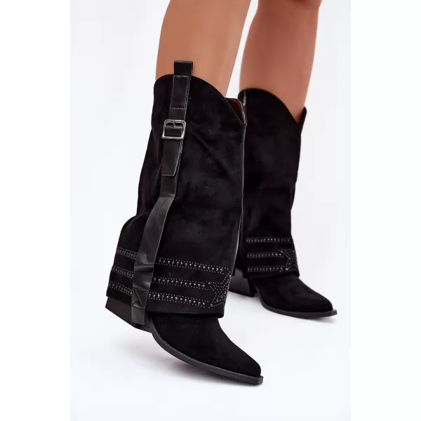  Dámské kozačky BOTO CAMILORA 40916 BLACK 