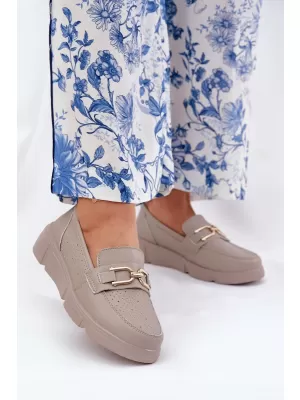 Dámské mokasíny VINCEZA 88007 BEIGE