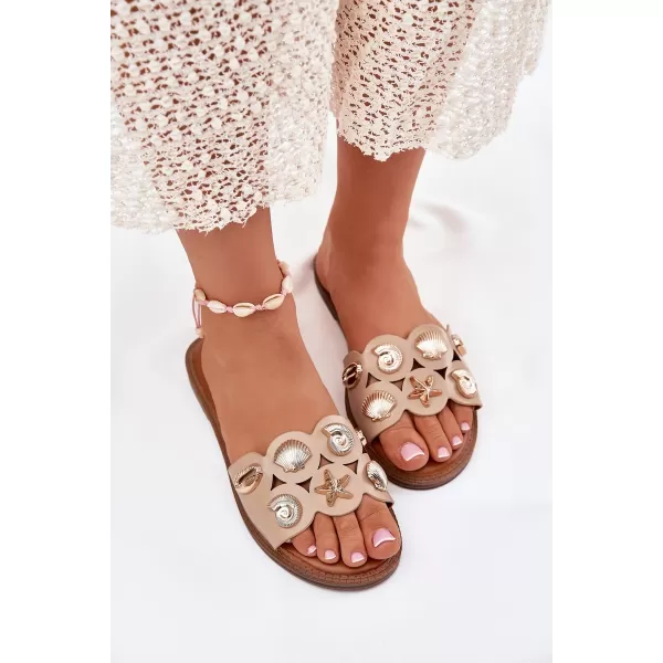  Dámské pantofle BOTO NALOTHIEL 37789 BEIGE 