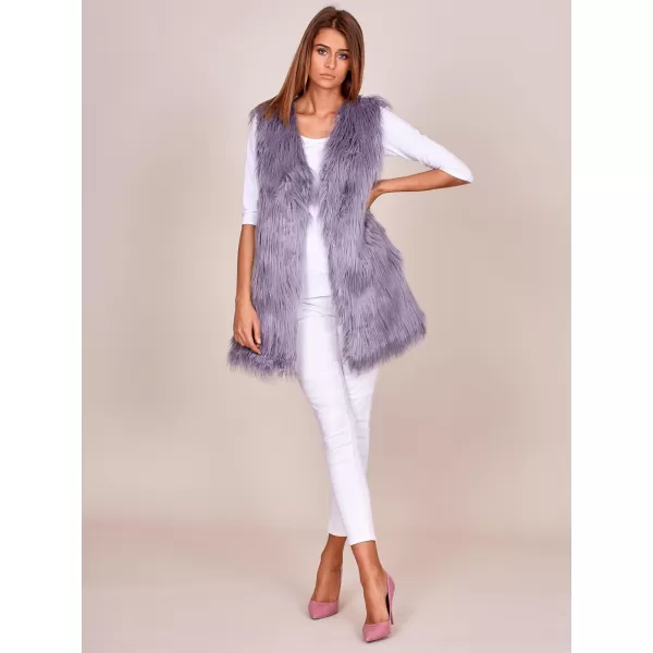  Dámská vesta WOOL FASHION ITALIA AT-KZ-173501A-1.12P GRAY 