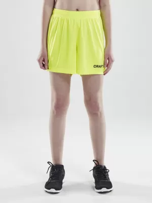 Dětské brankářské šortky CRAFT TW Squad Go GK Shorts Jr FLUO
