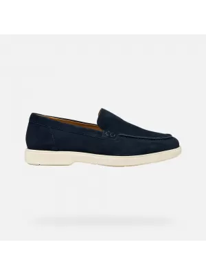 Pánské mokasíny GEOX SPHERICA EC17 G014395 TMAVĚ MODRÁ