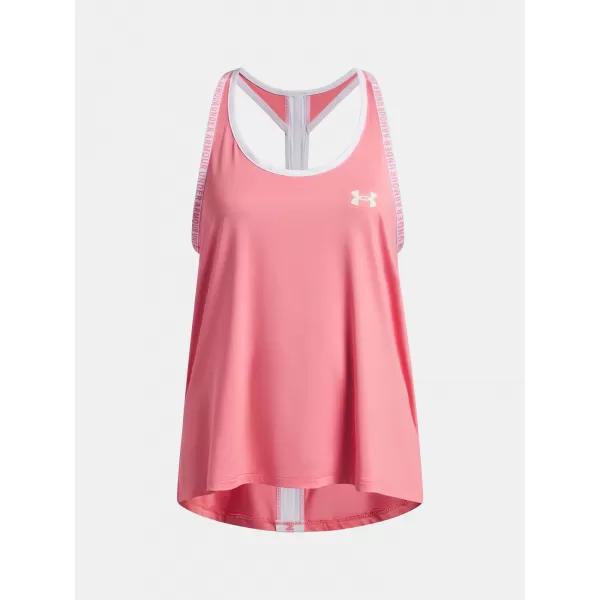  Dívčí tílko UNDER ARMOUR TECH KNOCKOUT TANK 1363374-600 RŮŽOVÁ 
