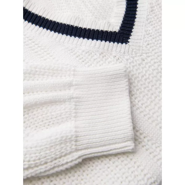  Pánský svetr OMBRE OM-SWSW-0151 WHITE 
