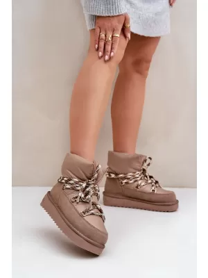 Dámské sněhule D.FRANKLIN DFSH375003 TAUPE