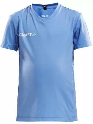 Dětské sportovní tričko s výstřihem do V CRAFT TW Squad Go Jersey Solid Jr MFF MODRÁ