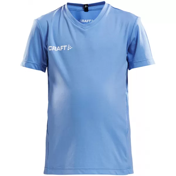  Dětské sportovní tričko s výstřihem do V CRAFT TW Squad Go Jersey Solid Jr MFF MODRÁ 