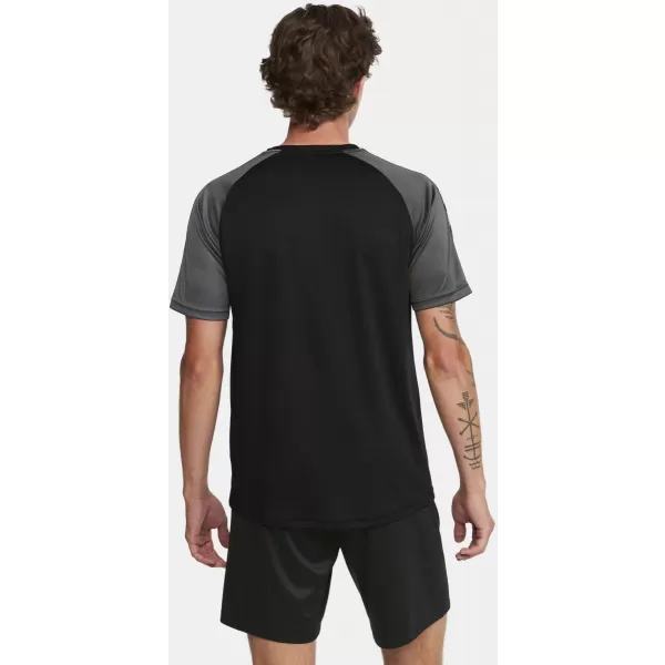  Pánské kontrastní sportovní tričko CRAFT TW Squad Go Contrast Jersey M ČERNÁ/ŽULOVÁ 