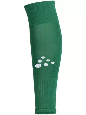 Dětské sportovní štulpny CRAFT TW Squad Sock W-O Foot Solid Jr TÝMOVĚ ZELENÁ