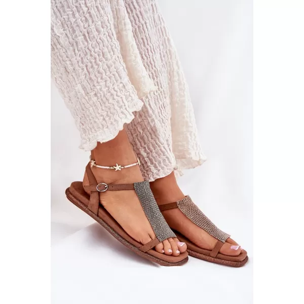  Dámské sandály ARTIKER 56C1365 BROWN 