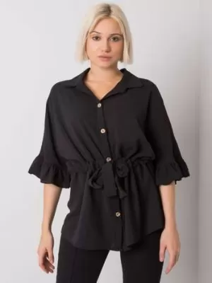 Dámská halenka RUE PARIS CHA-BZ-3576.25 NOIRE
