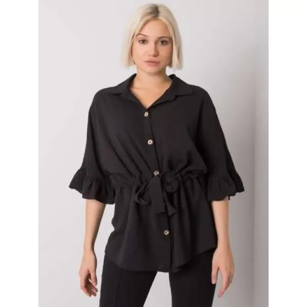  Dámská halenka RUE PARIS CHA-BZ-3576.25 NOIRE 