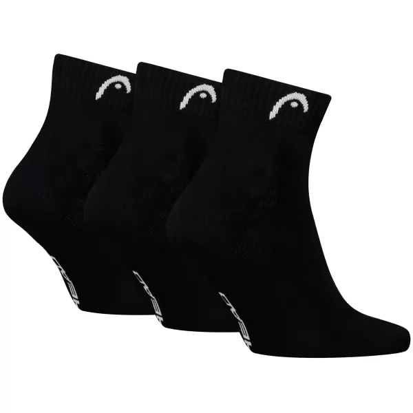  Ponožky HEAD ALL SPORTS TRAINING QUARTER 3P 701229017 BLACK 